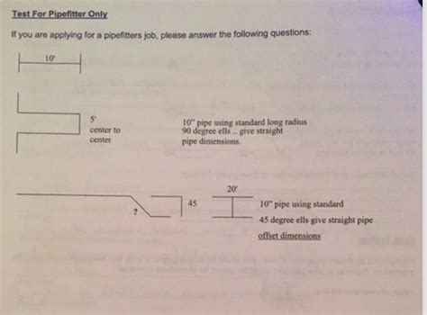 pipefitter test questions and answers